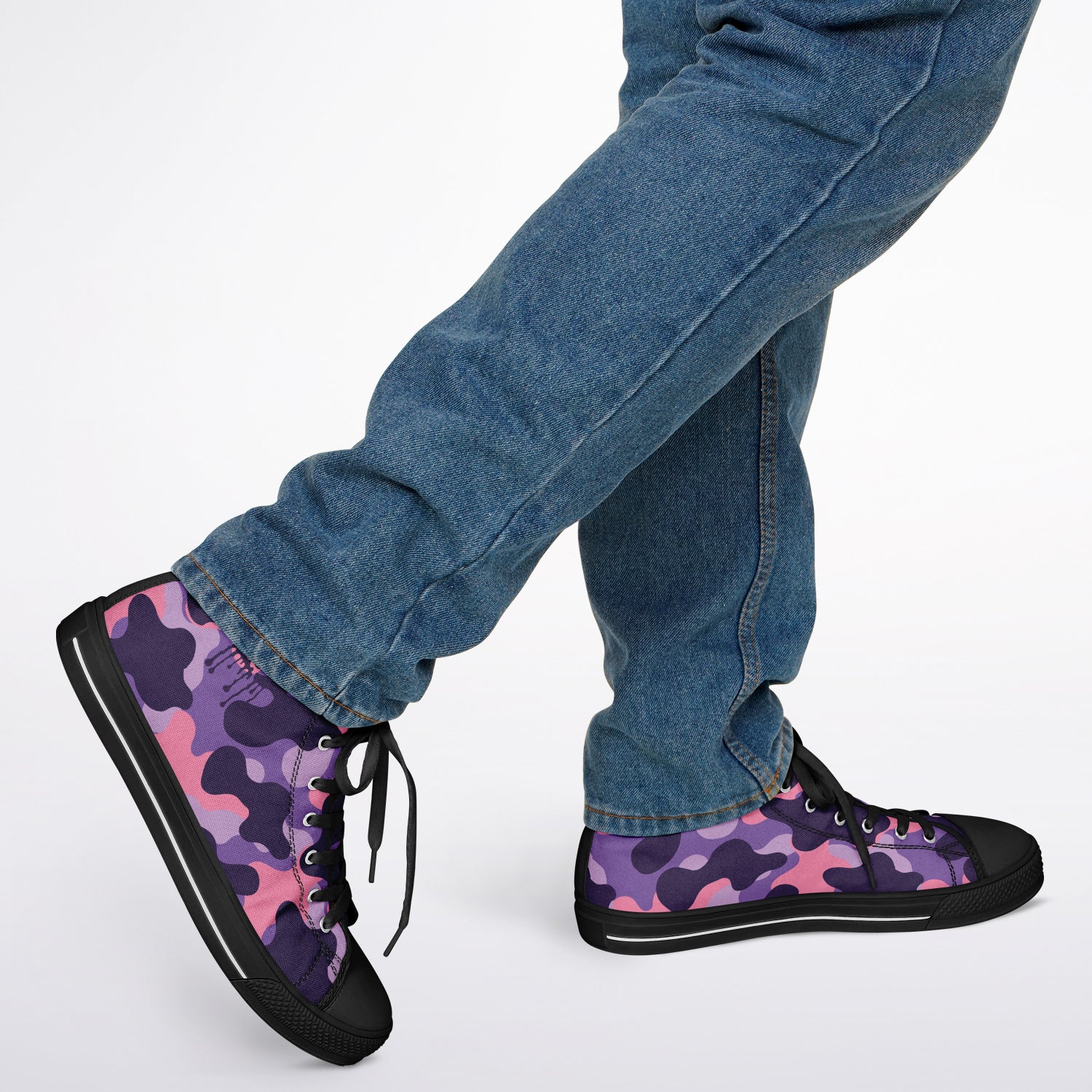 Purple Camo Urban Peak High Top Shoes
