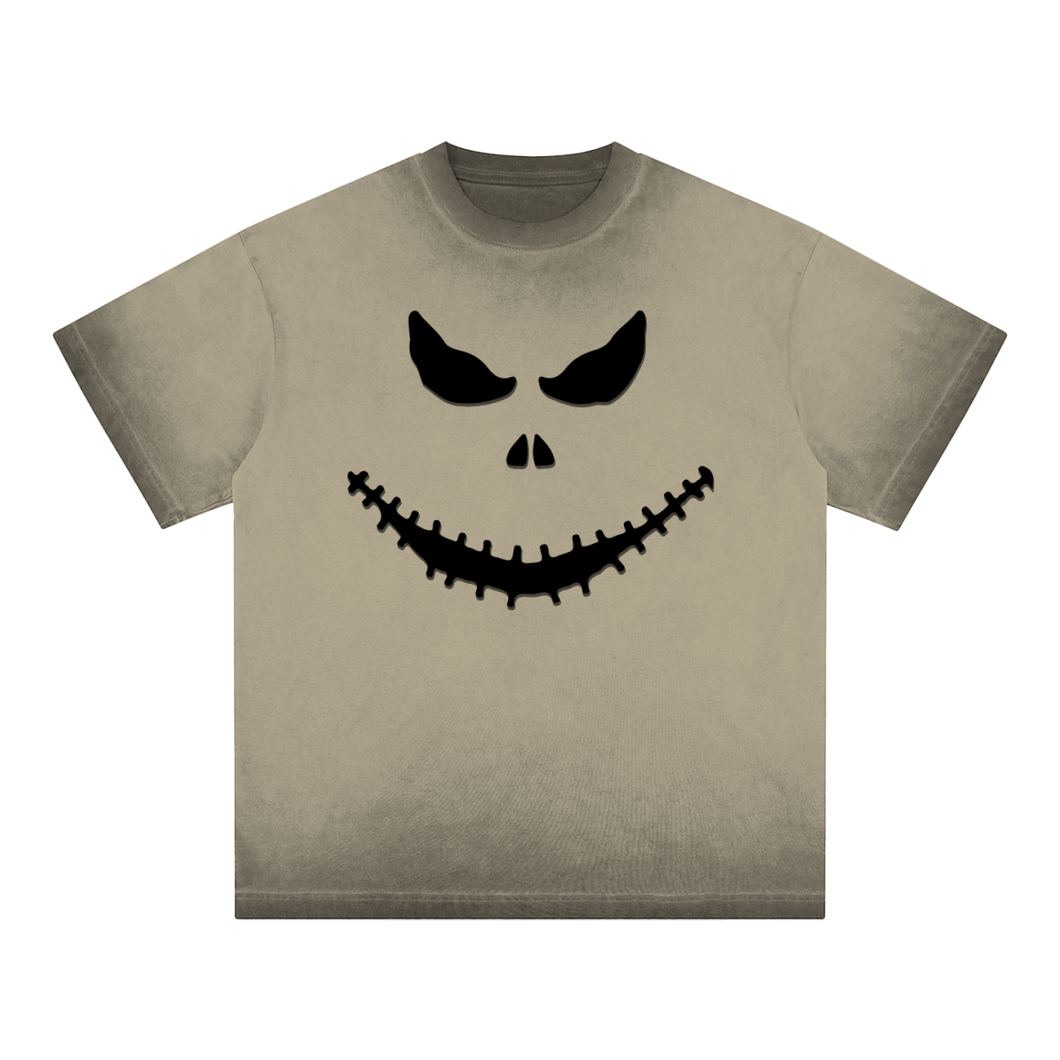 Monster Face Reverse Dyed Unisex T-shirt