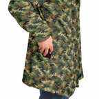Green Tree Camo Microfleece Cloak