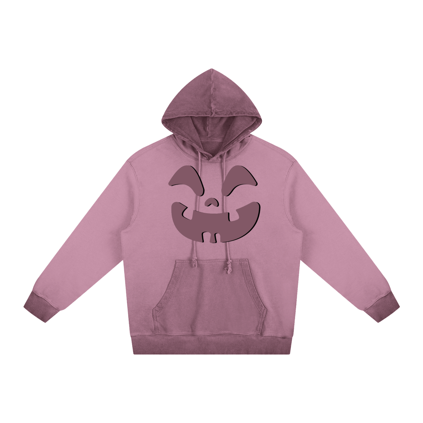 Happy Jack Ombre Vintage Stone Washed Color pointed Hoodie