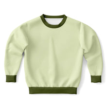 Load image into Gallery viewer, Light Green Fashion Kids/Youth Sweatshirt
