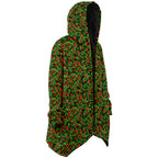Christmas Camo Microfleece Cloak