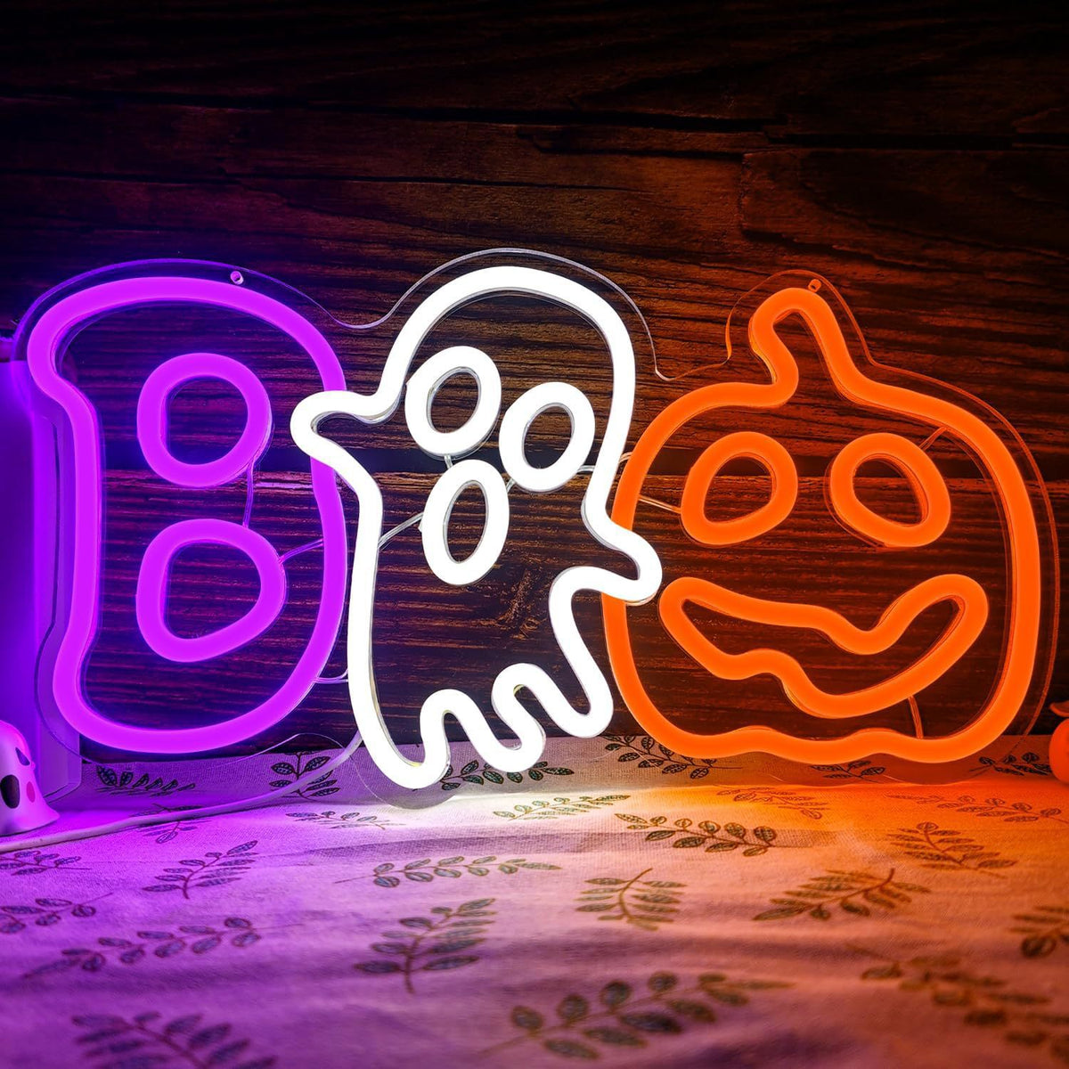 Halloween Themed Neon Colored LED Lights