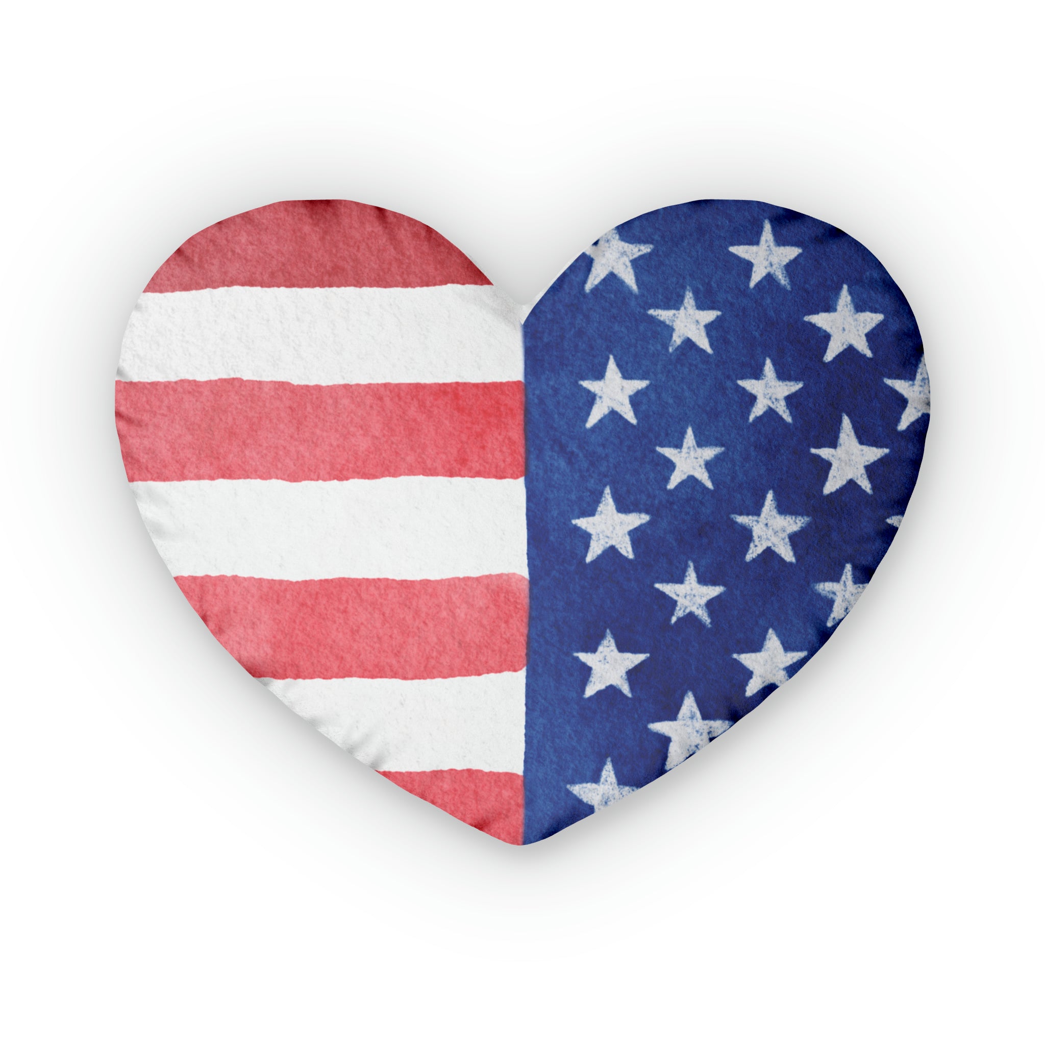 American Heart Shaped Pillow