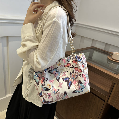 Butterfly Canvas Tote Bag