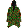 Christmas Camo Microfleece Cloak
