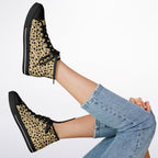 Cheetah Print High Top Shoes