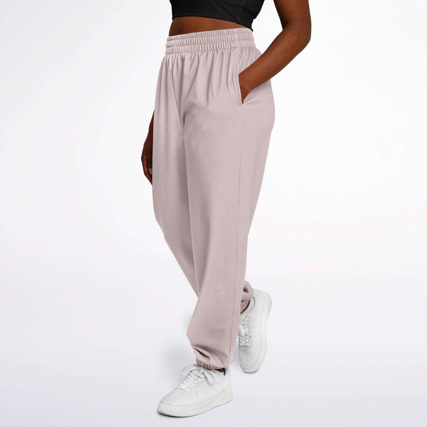 Ladies Faded Pink Fashion Dance Sweatpants