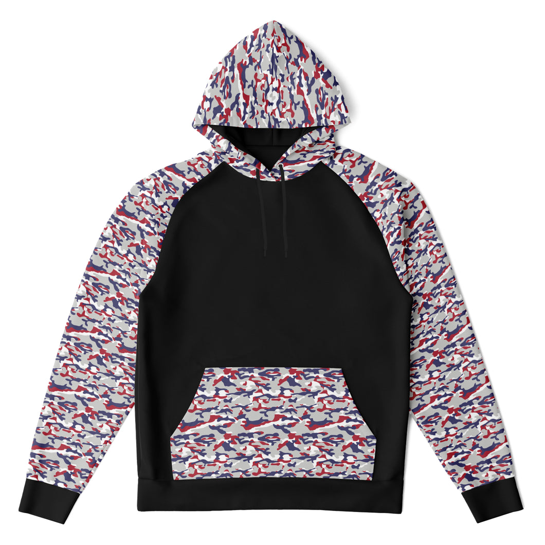 Patriot Camo Ladies Raglan Hoodie