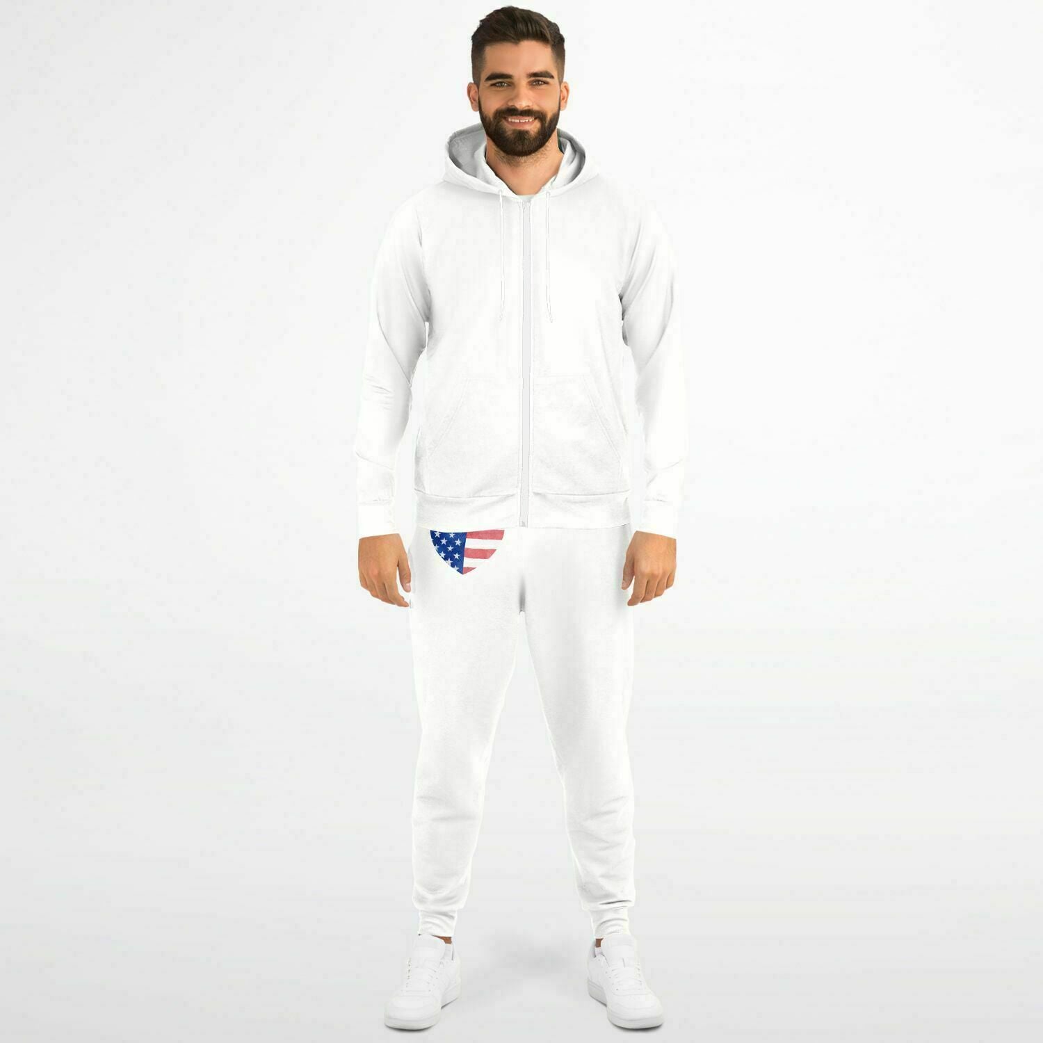 Men's America Heart Zip hoodie & Jogger
