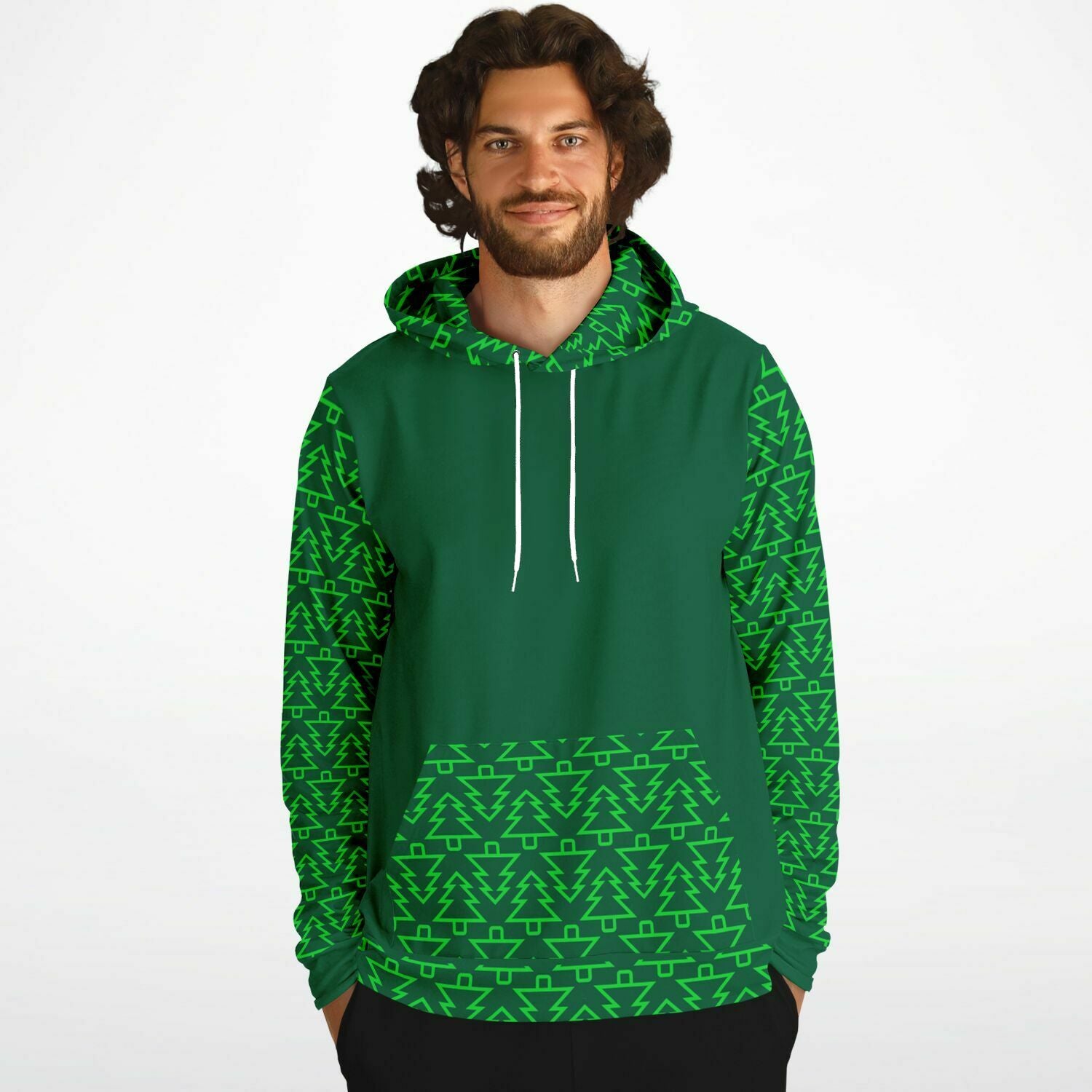 Green Tree Athletic Hoodie