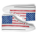 Watercolor Paint American Flag Urban Peak High Top Shoes