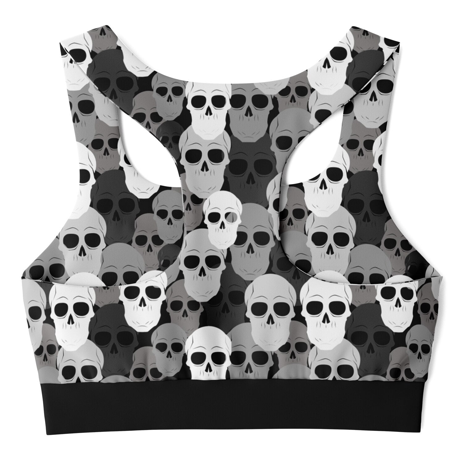 Pile of Skulls Padded Sports Bra
