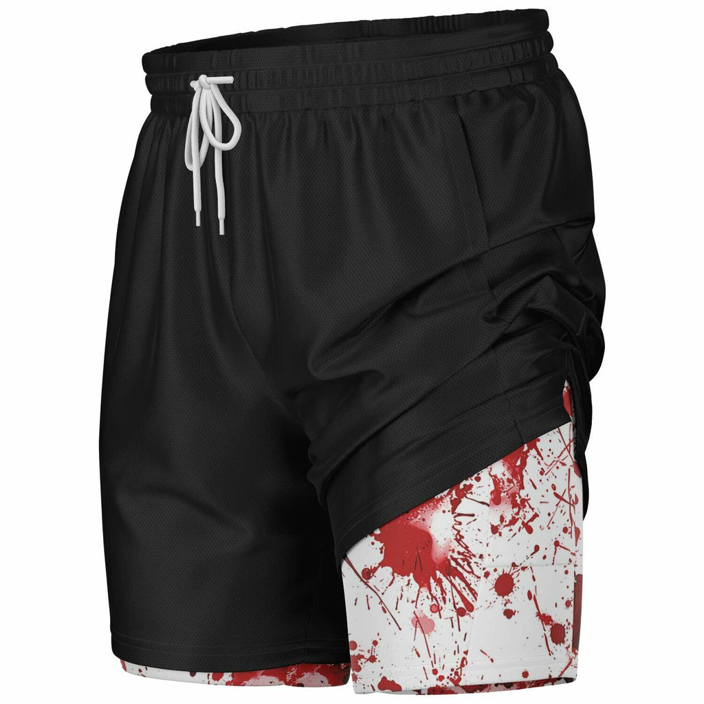 Blood Bath Men's 2-in-1 Shorts