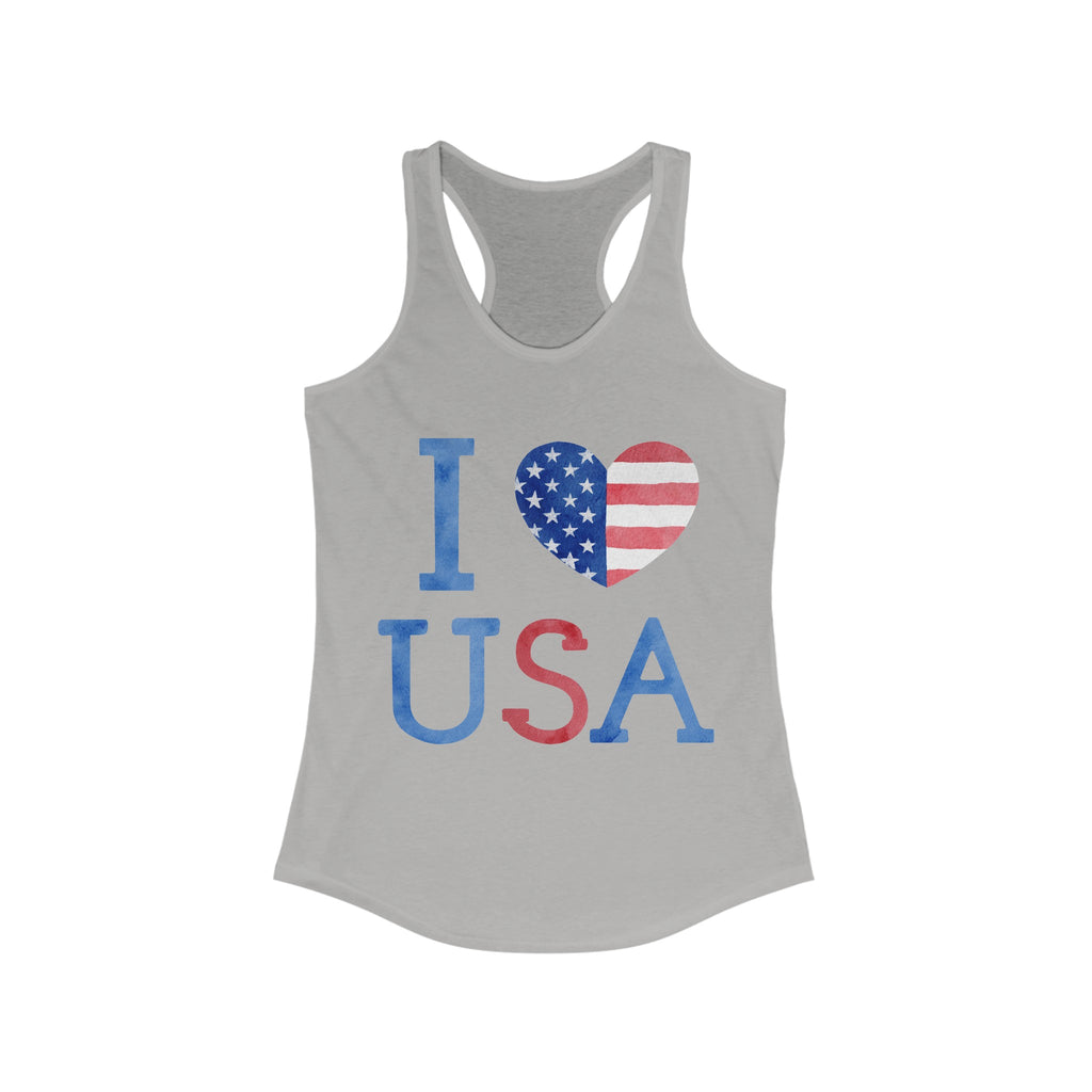 Love USA Women's Racerback Tank