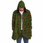 Christmas Camo Microfleece Cloak