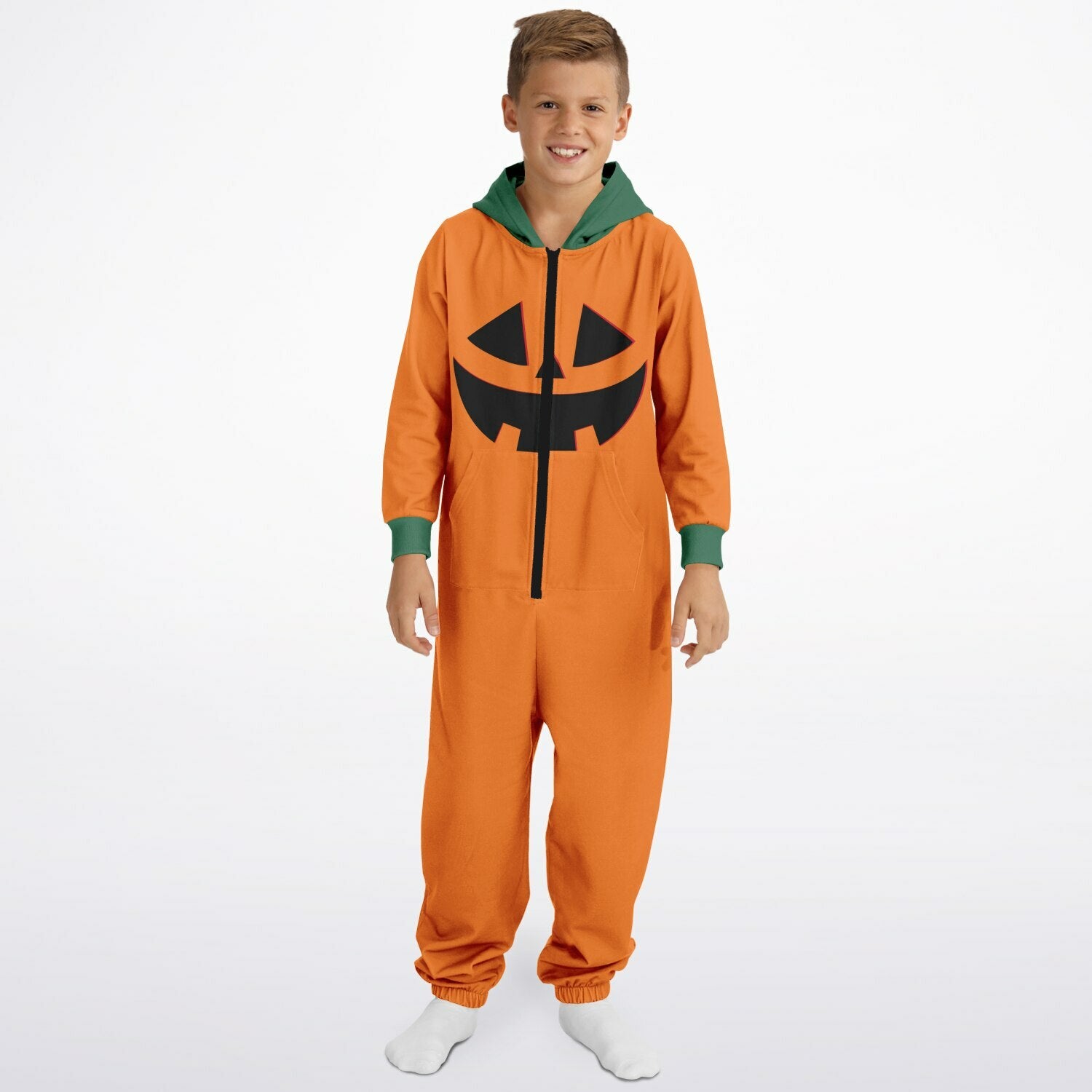 Halloween Pumpkin Kids Jumpsuit