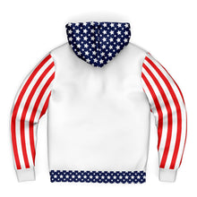 Load image into Gallery viewer, Stars and Stripes Mens Microfleece Ziphoodie
