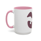 Pink Jack-O'-Lantern Coffee Mug — Cute Halloween Ceramic Mug (15oz)