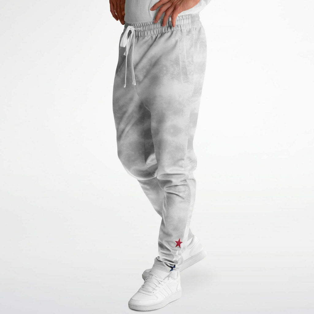 Ladies Grey RWB Star Track Pants