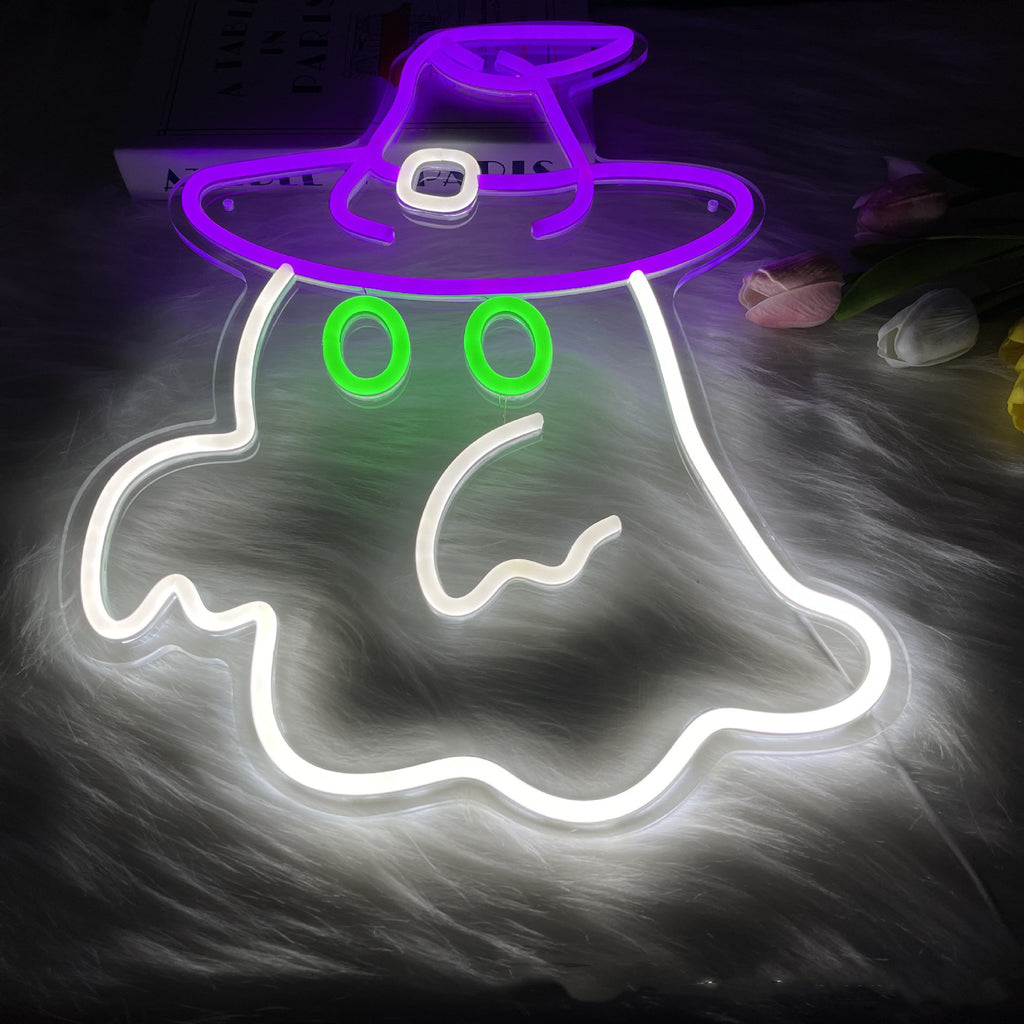 Halloween Themed Neon Colored LED Lights
