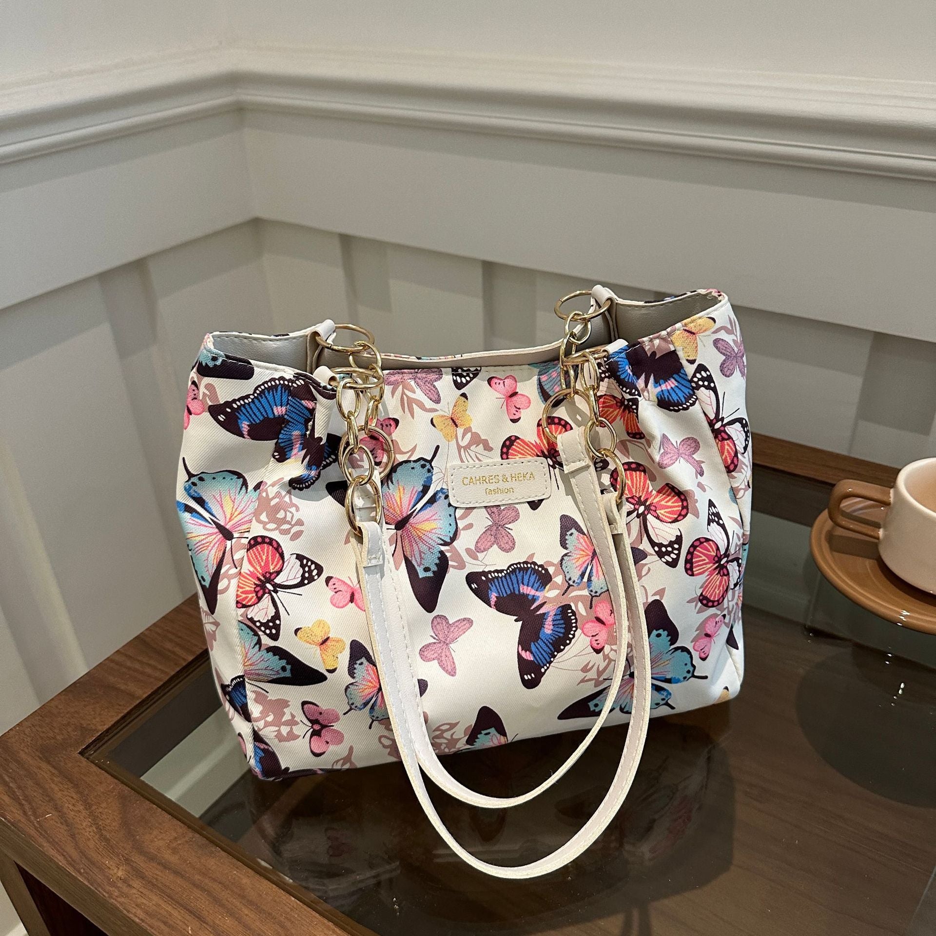 Butterfly Canvas Tote Bag