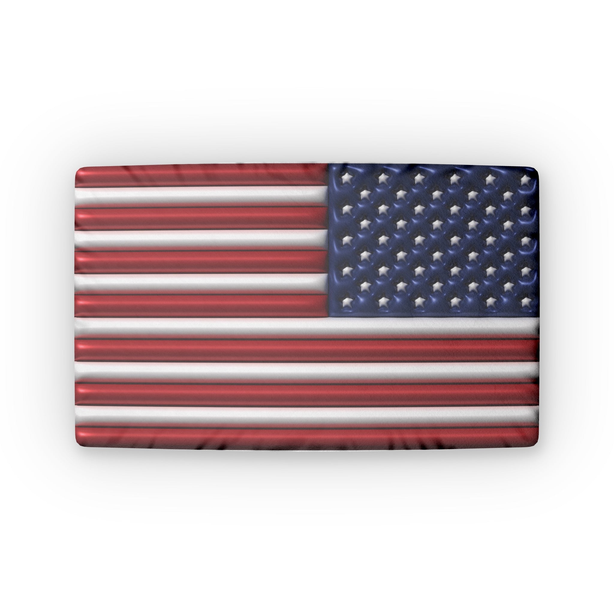 Inflated American Flag Shaped Pillow