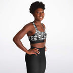 Pile of Skulls Padded Sports Bra
