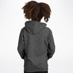 America Black Acid Wash Kids Hoodie
