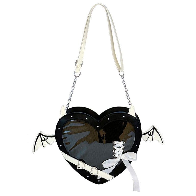 Heart-shaped Crossbody Bag for Women