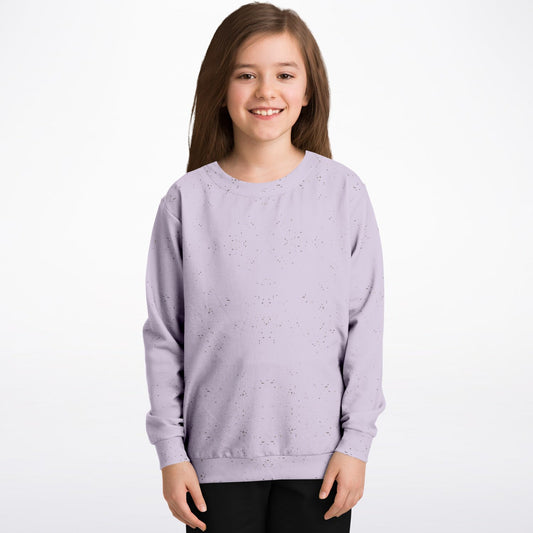 Purple Speckled Fashion Kids/Youth Sweatshirt