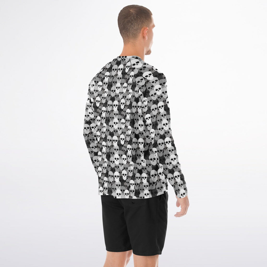 Pile of Skulls Men's Long Sleeve Performance Shirt