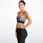 Pile of Skulls Padded Sports Bra