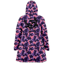 Load image into Gallery viewer, Purple Camo Microfleece Cloak
