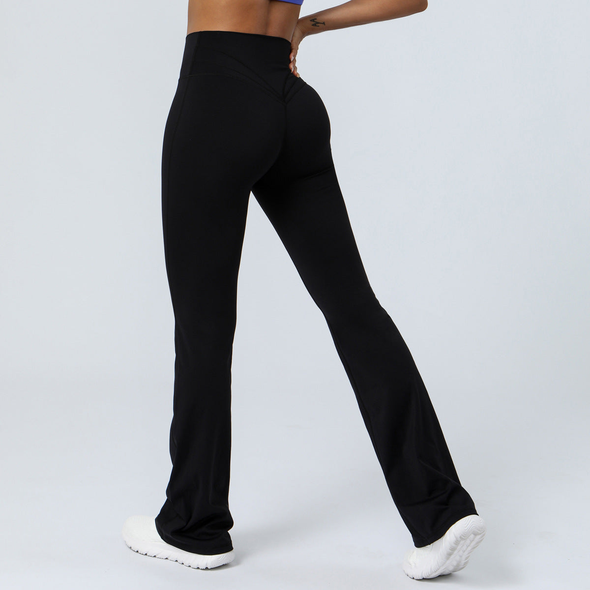 Women's High Waist Yoga Flare Leggings