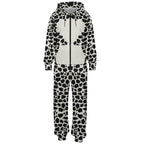 Ladies Snow Leopard Jumpsuit