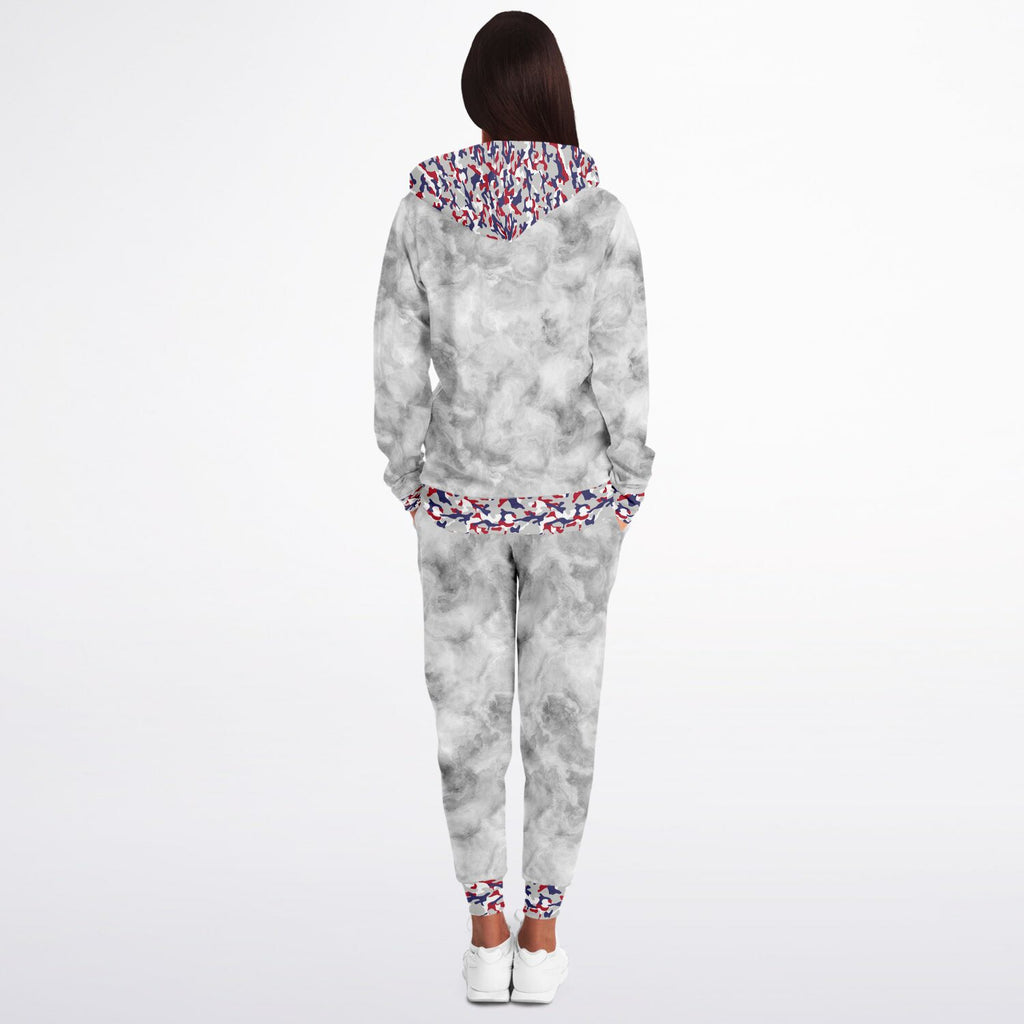 Patriotic Camo Ladies Zip hoodie & Jogger