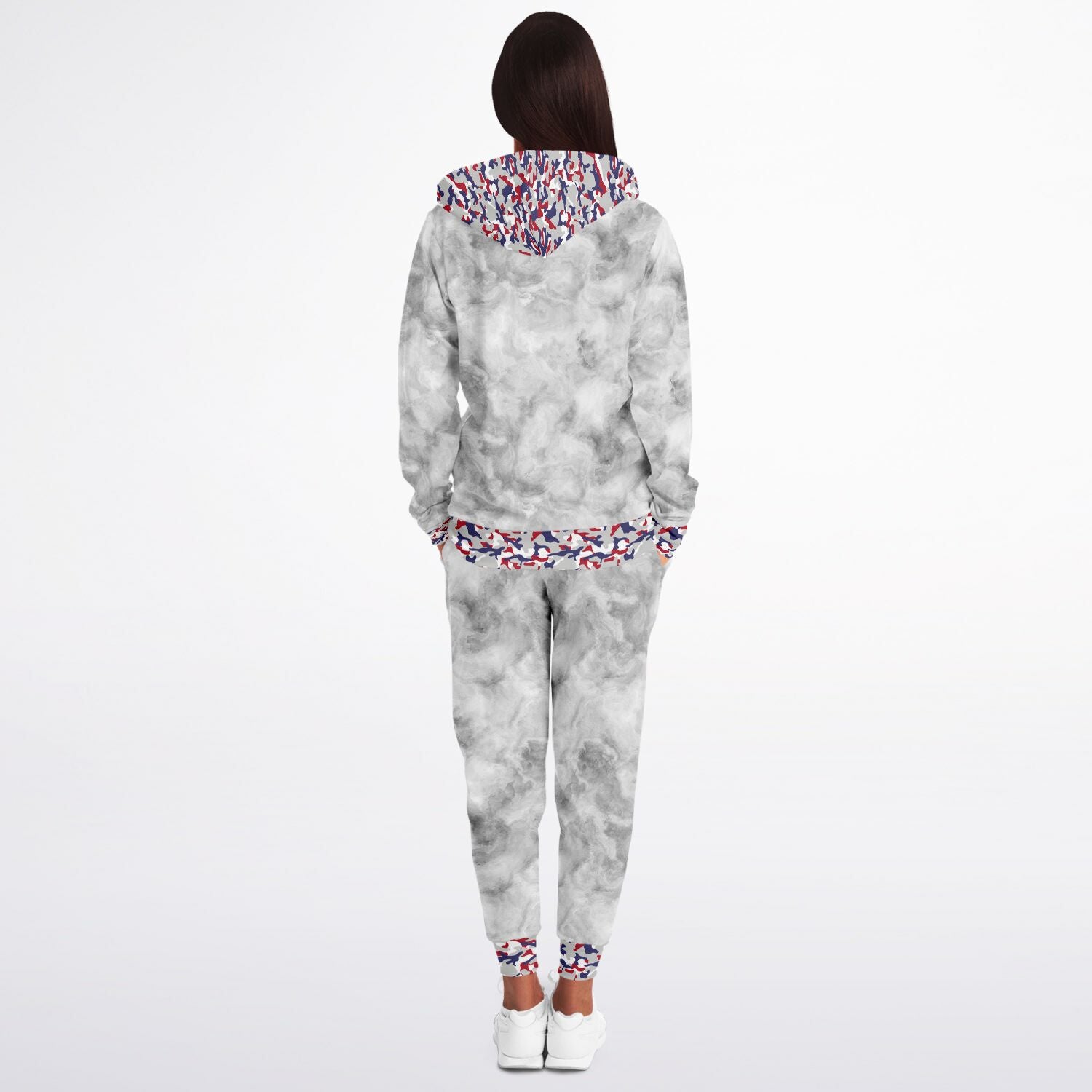 Patriotic Camo Ladies Zip hoodie & Jogger