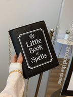 Halloween Spell Book Crossbody Bag