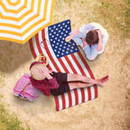 Wavy Flag Beach Towel