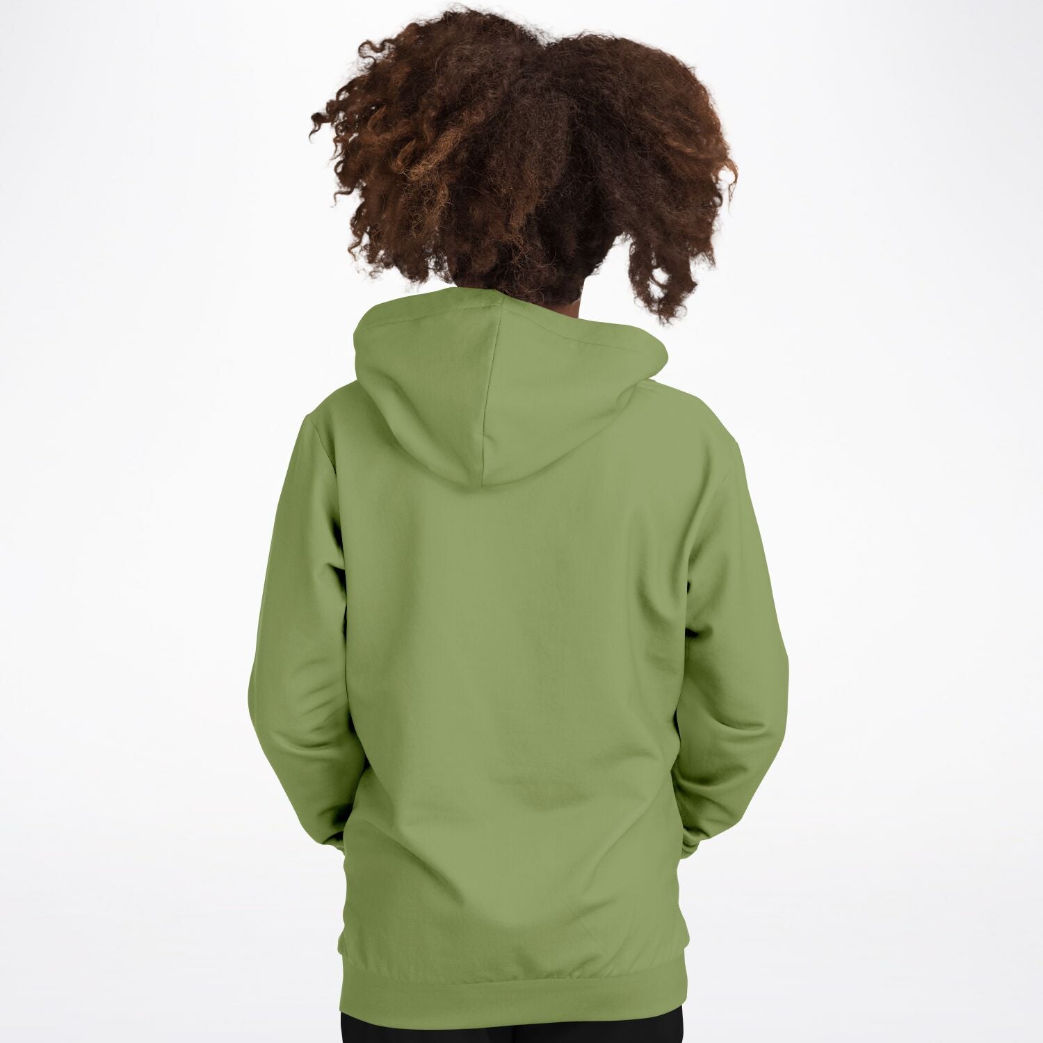 Moss Green Fashion Kids Hoodie