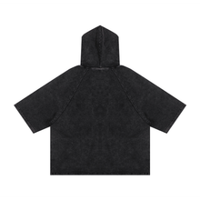 Load image into Gallery viewer, Dead Silent Snow Washed Hooded Boxy Unisex T-Shirt
