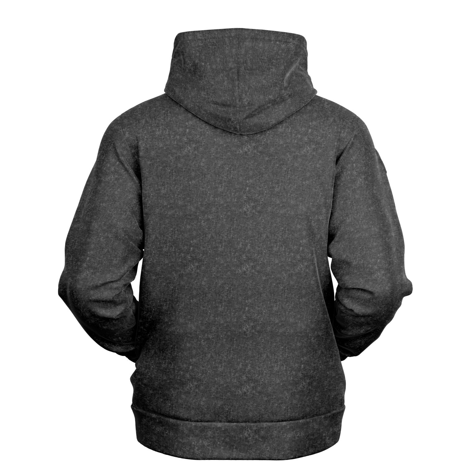 Ladies America Black Acid Wash Hoodie