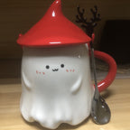 Personalized Ins Cup Couple Girl Birthday Gift Ceramic Water Cup Home Halloween Gift Little Devil Cup