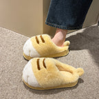 Women's Rabbits Feet Fleece-Lined Plush Slippers