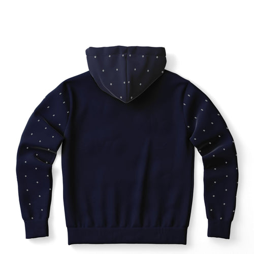 Blue Winter Xmas Tree Hoodie