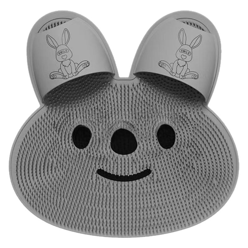 Home Bathroom Non-Slip Foot Washing and Massage Bunny Mat