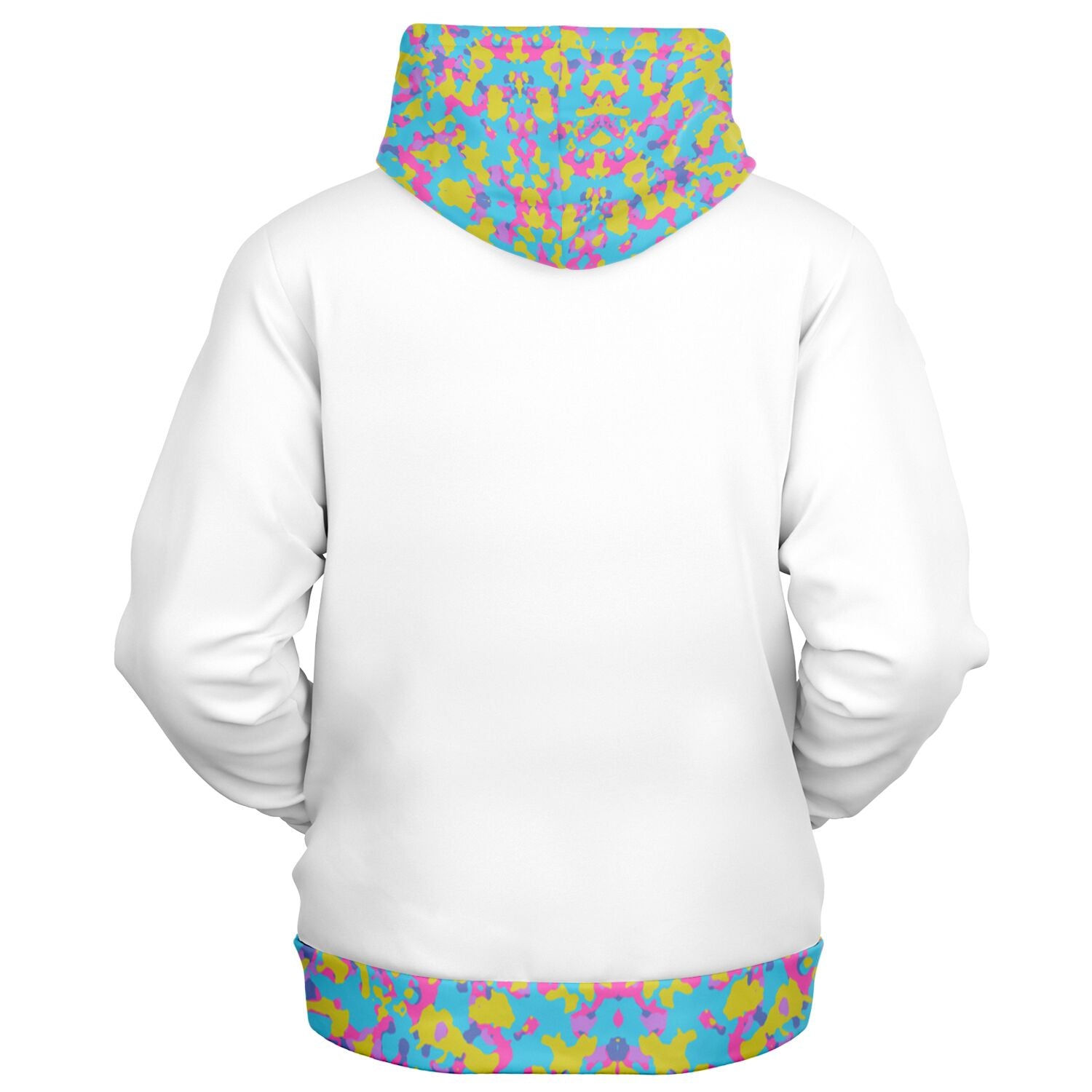 Mens Easter Camo Fashion Zip-Up Hoodie