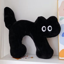 Load image into Gallery viewer, Black Cat Pillow Cushion
