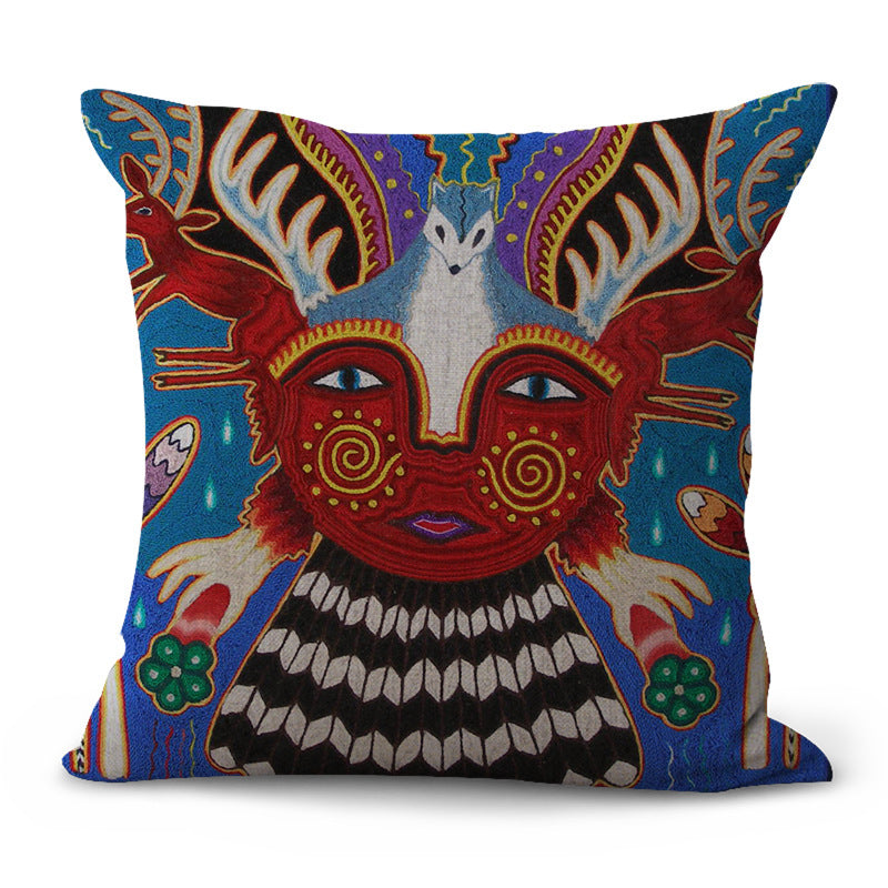 Decorative Pattern Cushion Pastoral Pillow